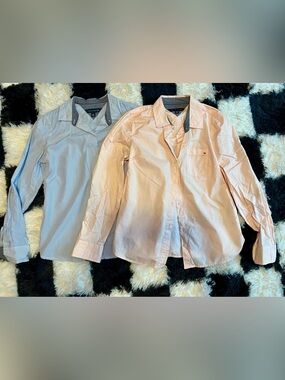 Pair of 2 Tommy Hilfiger Long Sleeve Button-Up Shirts